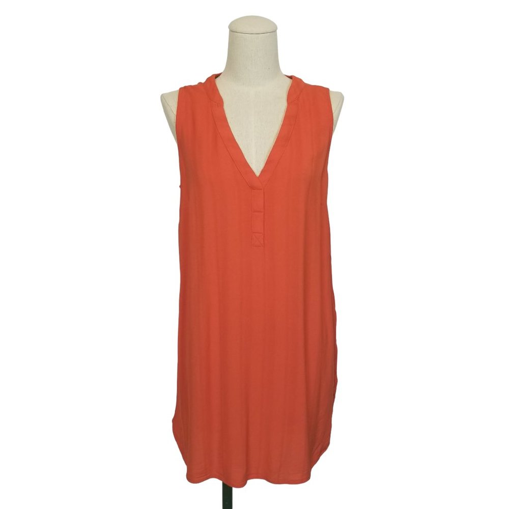 Anthropologie Maeve Colonsay Sleeveless Tank Top Blouse Orange Sz Medium